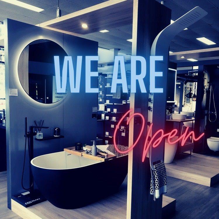 Burdens Bathroom Showrooms Are OPEN