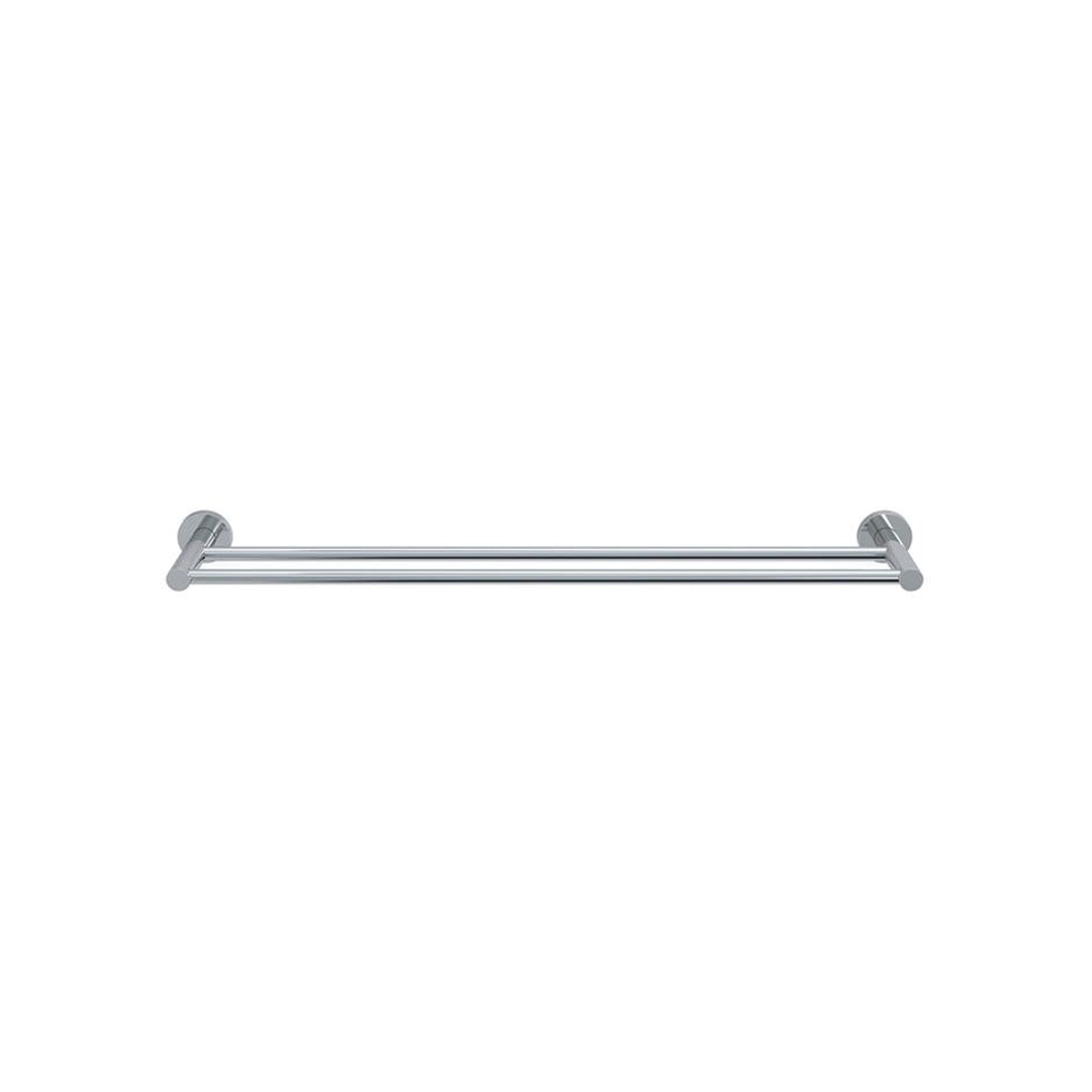 Meir Round Double Towel Rail 600Mm Polished Chrome