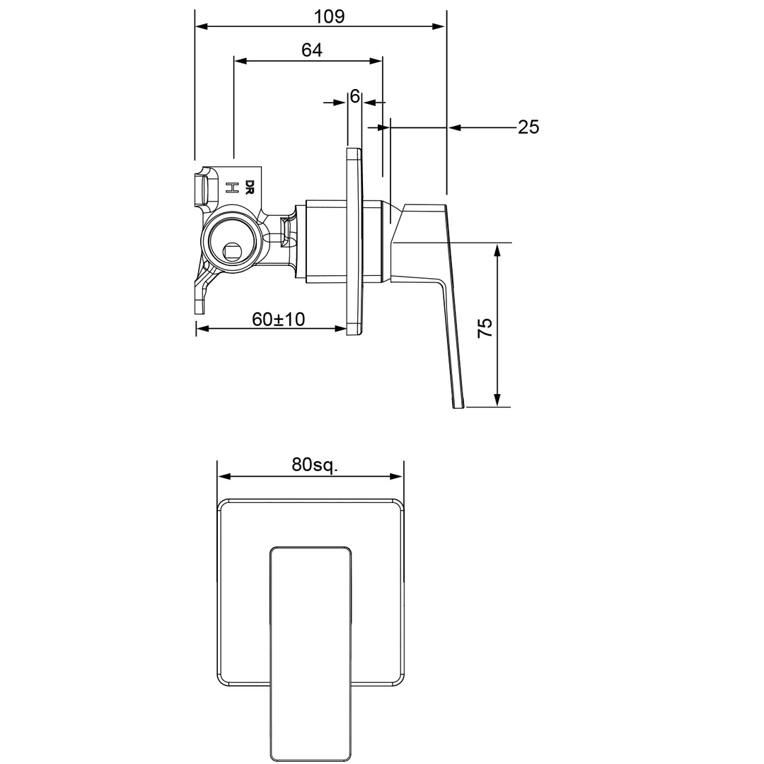 Methven Blaze Shower Mixer-Matte Black