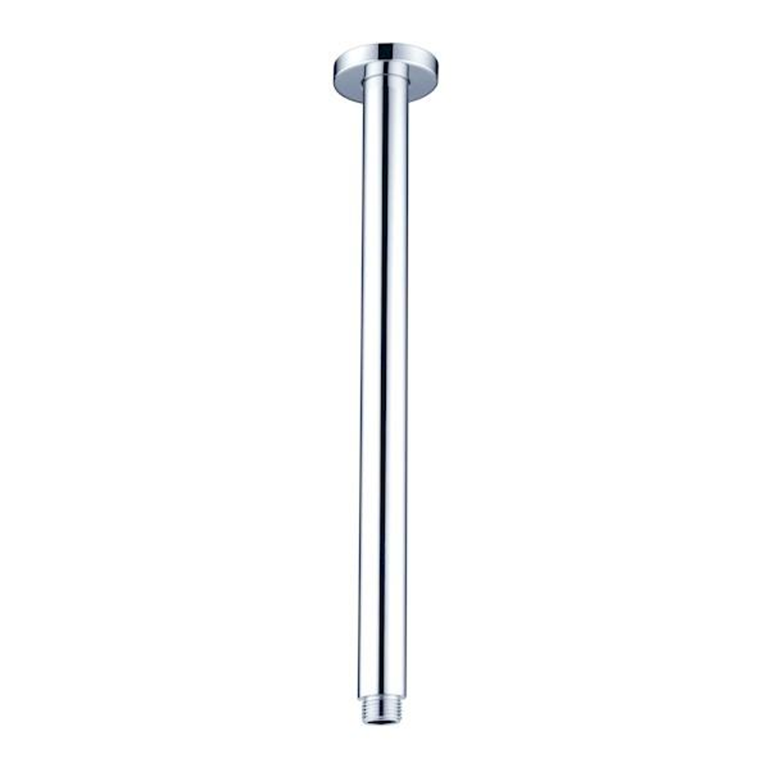 Nero Round Ceiling Arm 300mm Chrome