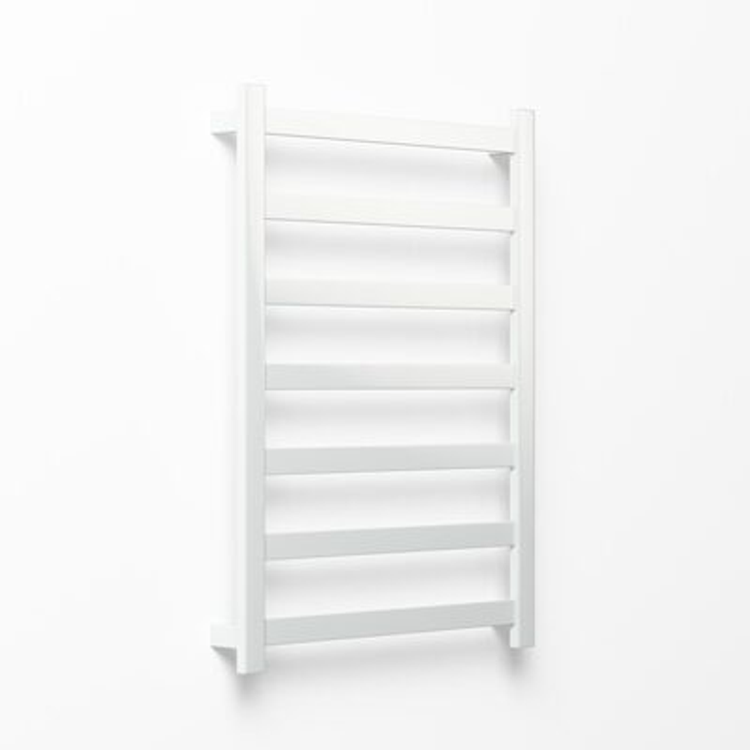 Avenir Hybrid Heated 7 Bar Towel Rail 102X75Cm Mirror Stainless