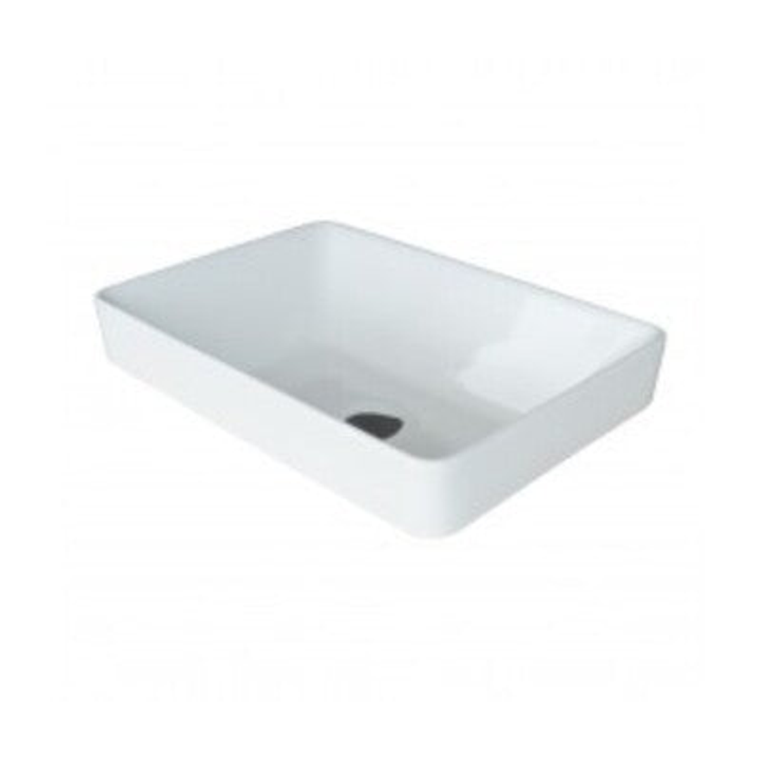 Streamline Eneo Inset Basin 500 X 350 White