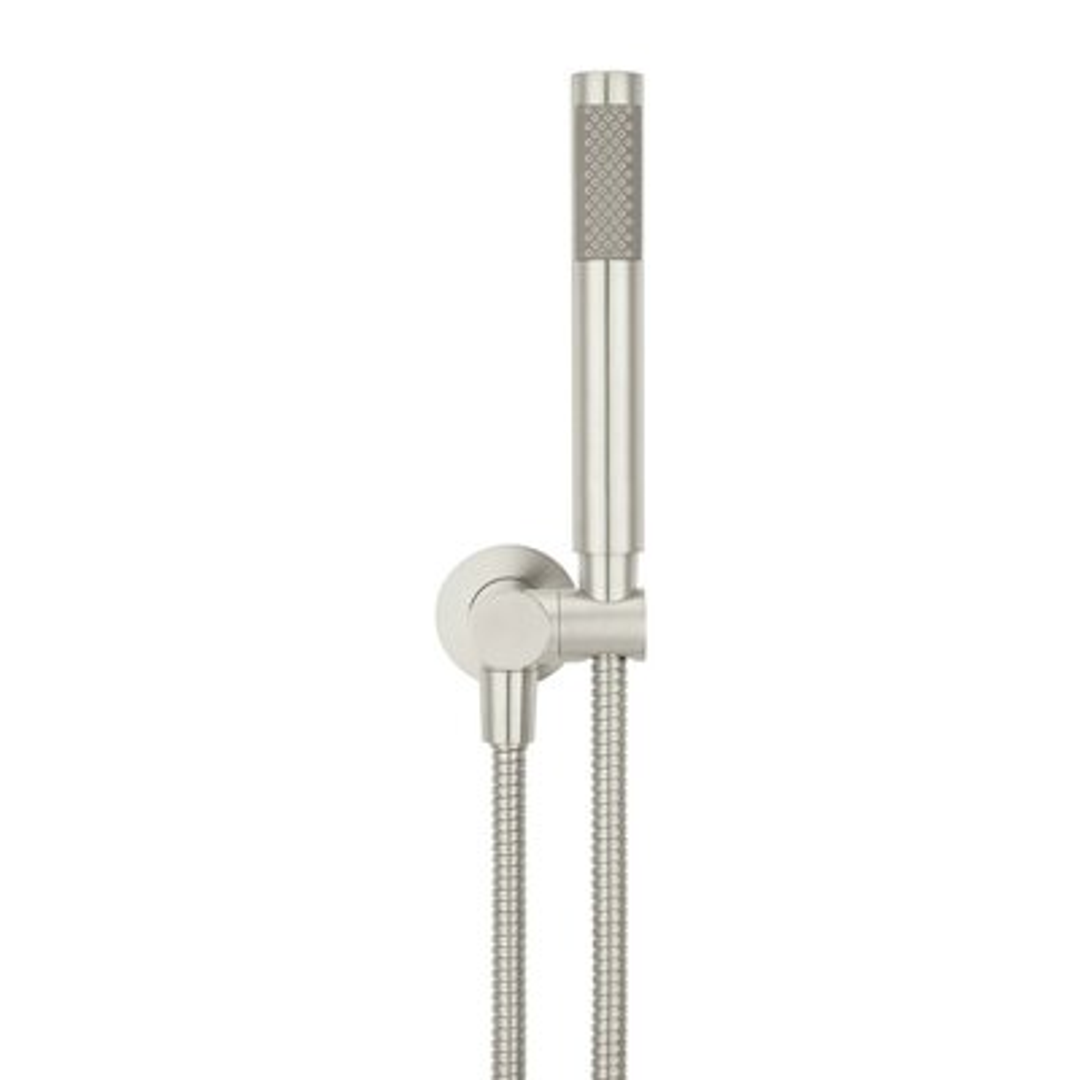 Meir Round Hand Shower On Swivel Bracket Brushed Nickel