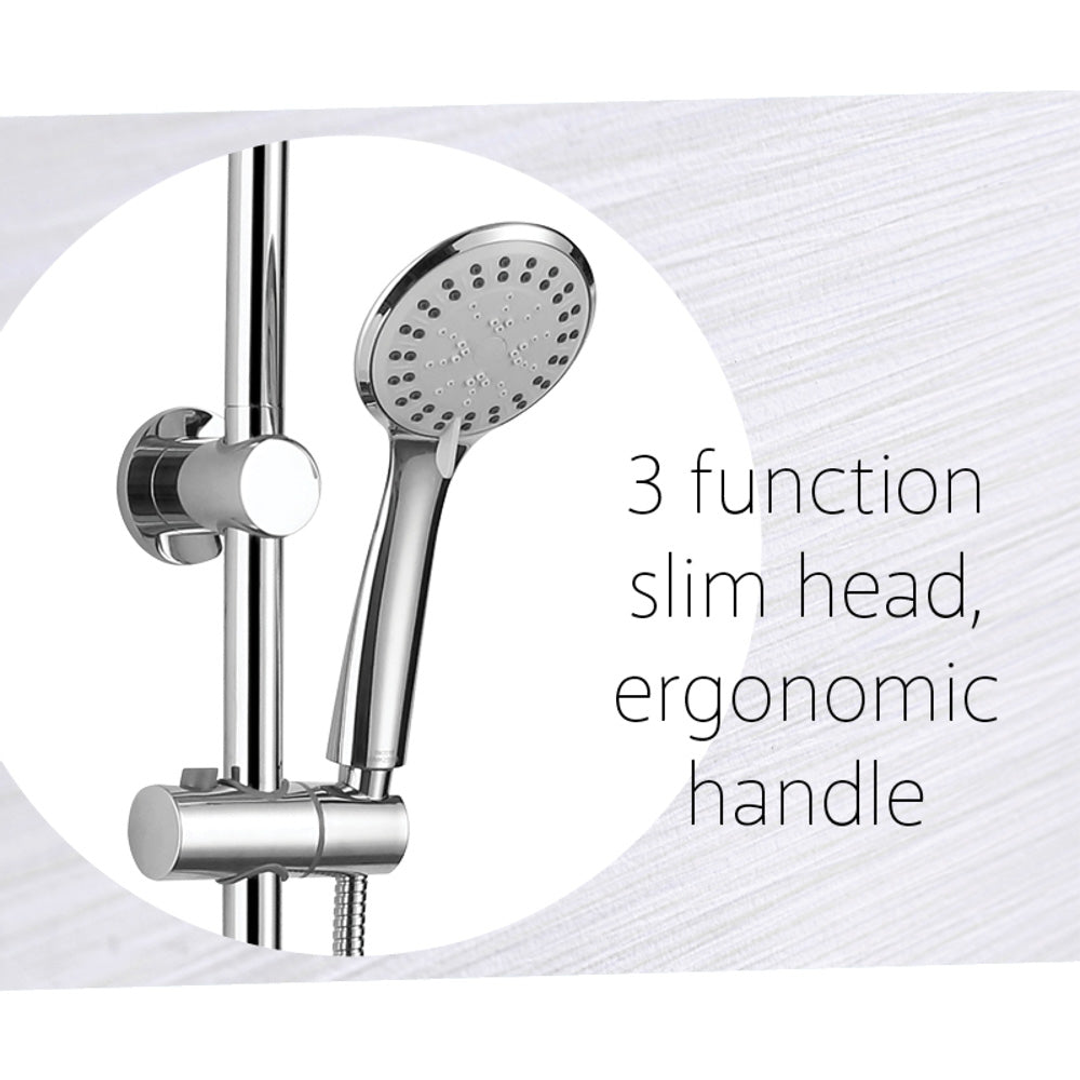 Fienza Stella Multifunction Twin Rail Shower Chrome 455106
