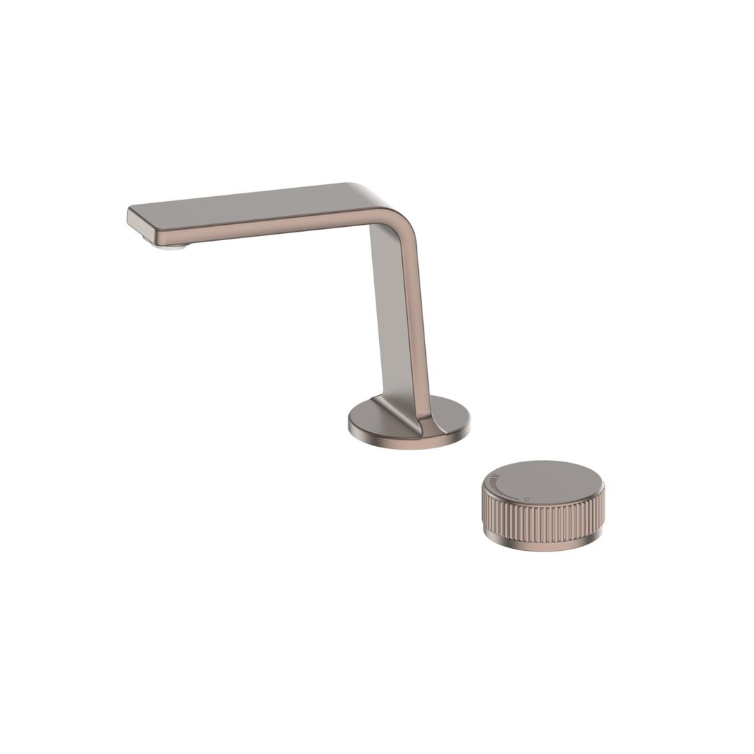 Greens Venza Two Hole Deck Mounted Basin Mixer Pvd Brushed Bronze