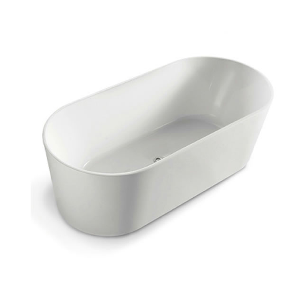 Bnk Naga Freestanding Bath Matt White 1500mm