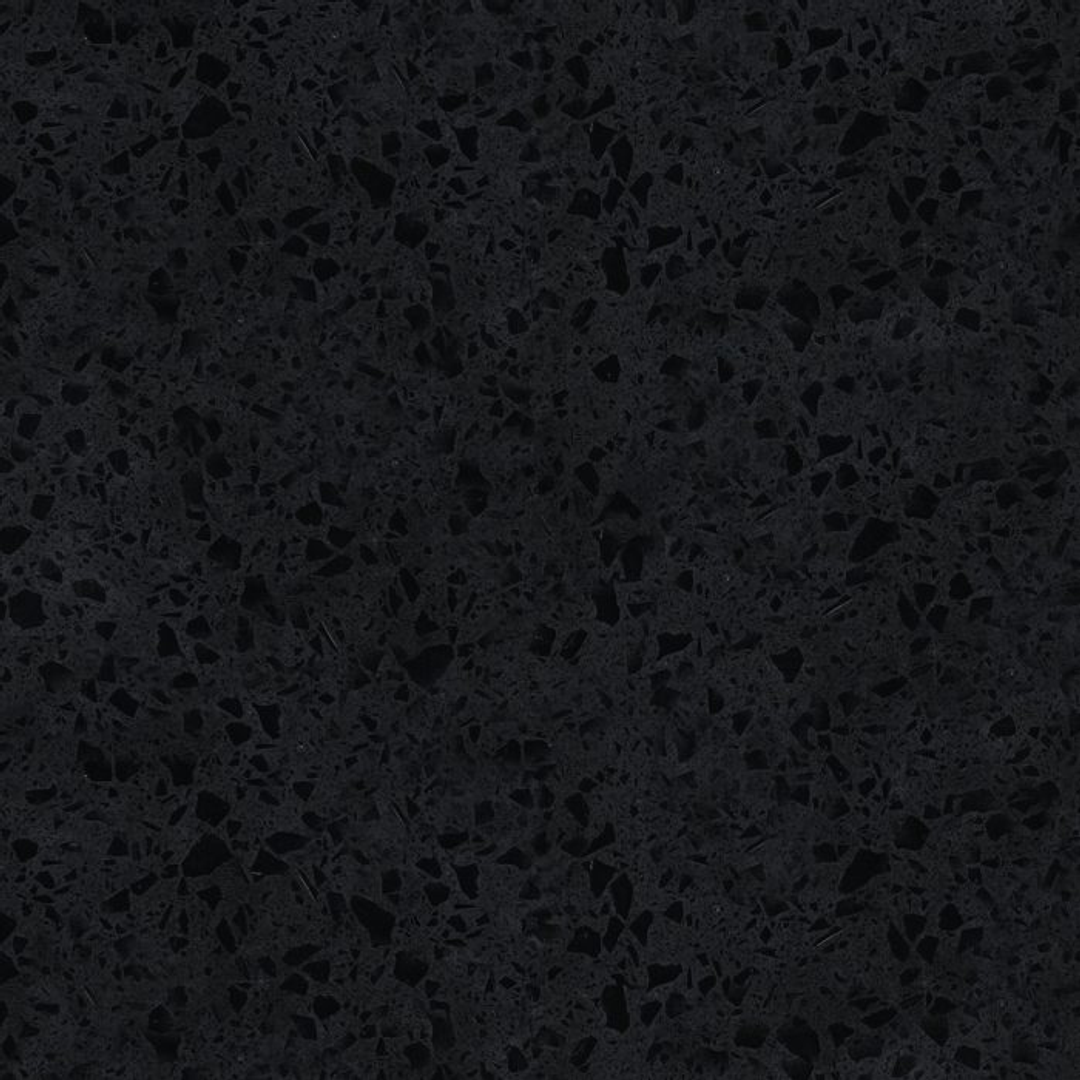 Fienza Sahara Black Sparkle 900mm Undermount Basin Top 1 Tap Hole