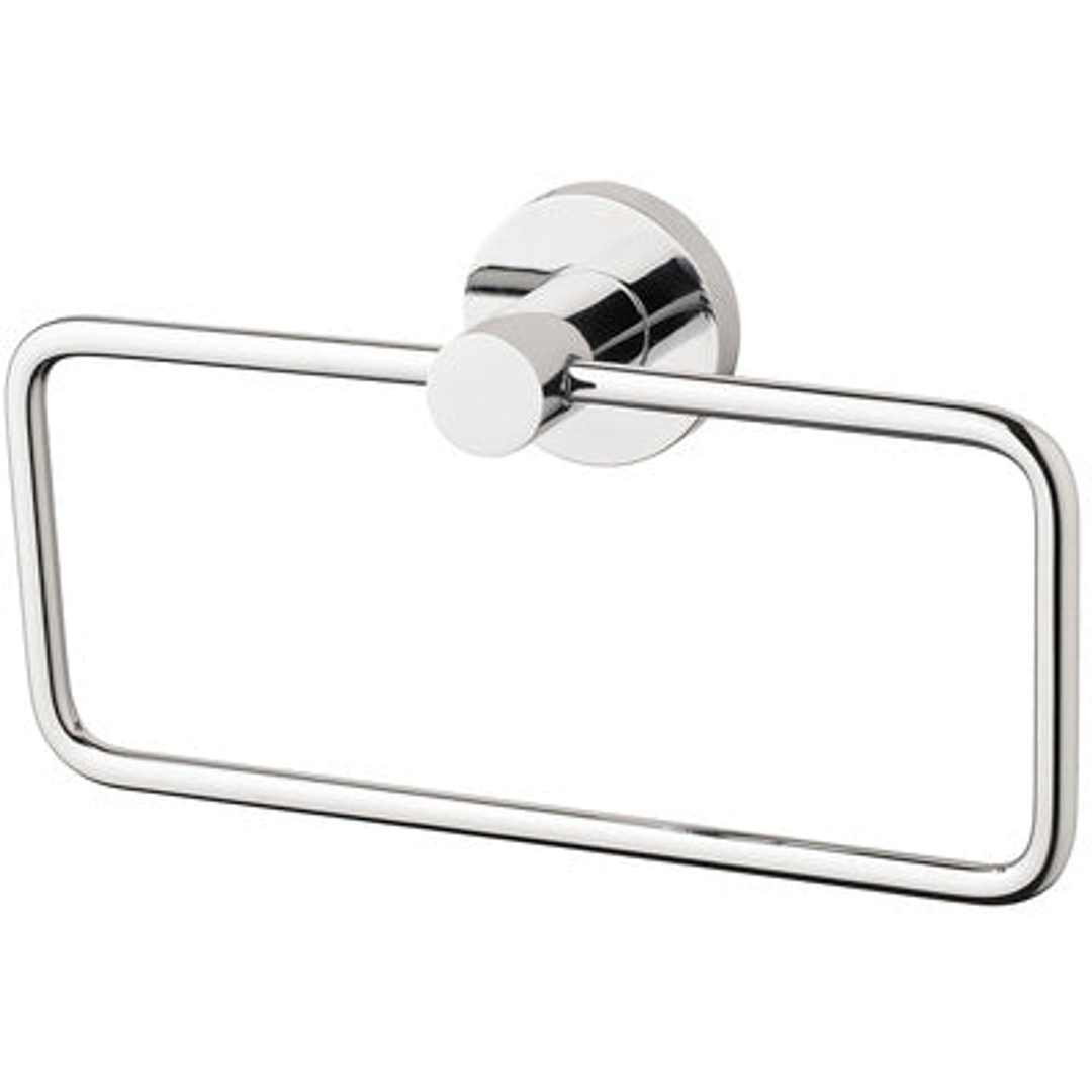Phoenix Radii Guest Towel Holder Round Plate Chrome Ra893Chr