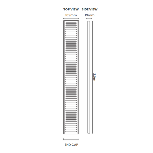 Lauxes Grates 109 Storm Water Next Generation Silver 2M