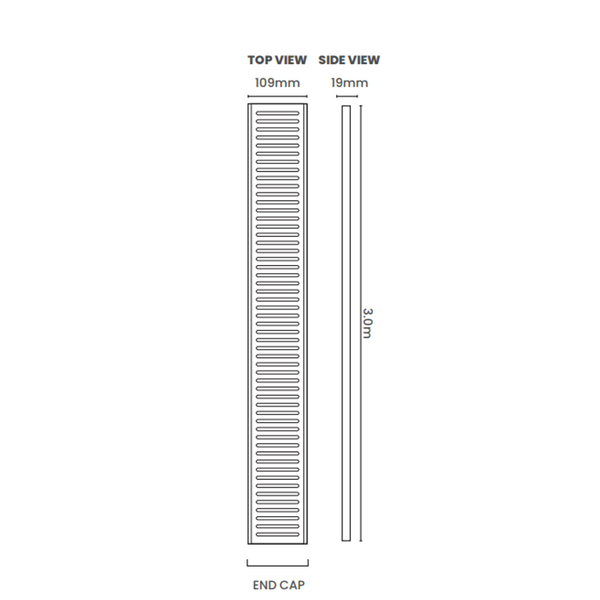 Lauxes Grates 109 Storm Water Next Generation Silver 3M