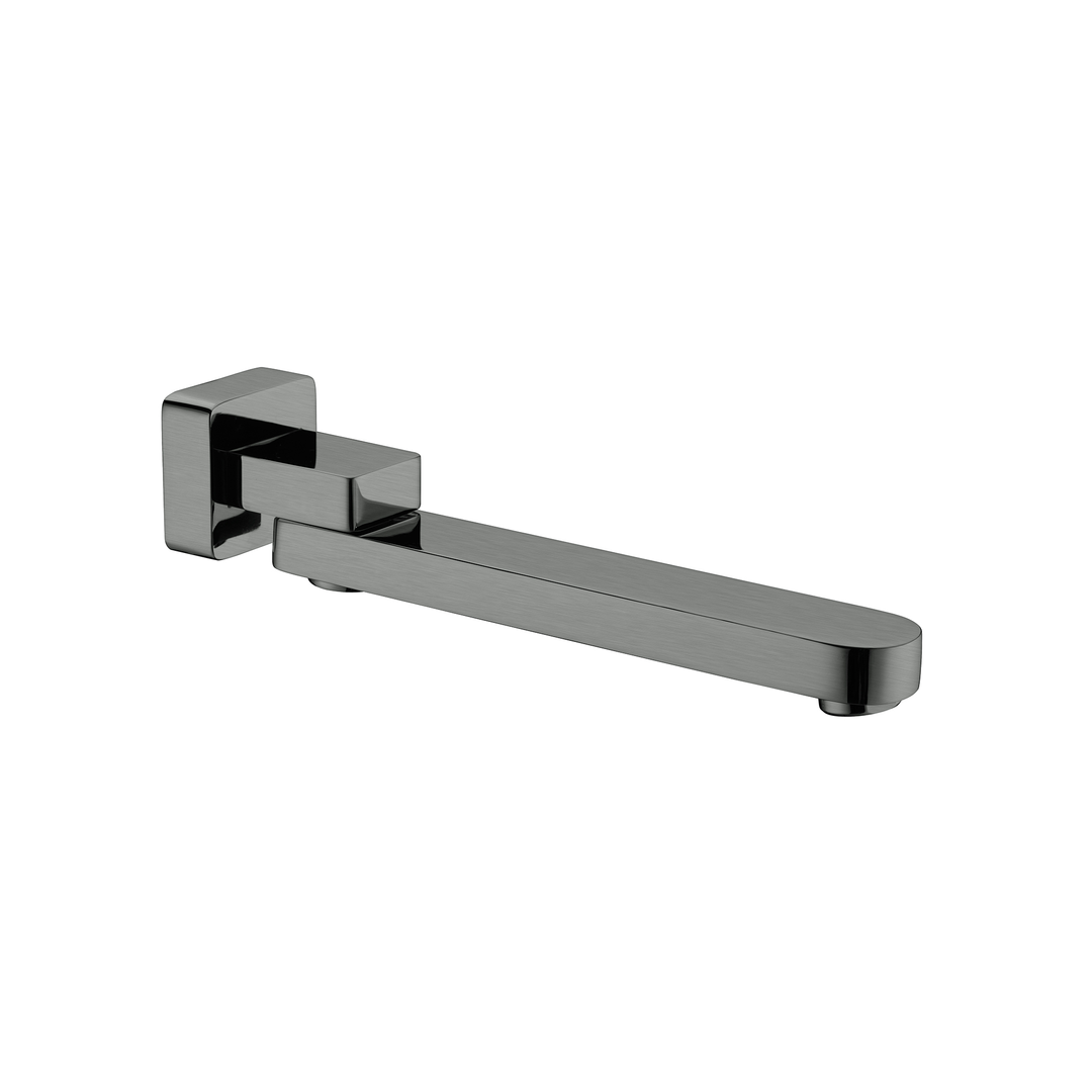 Bianca/Ecco Swivel Bath Spout Gun Metal Grey