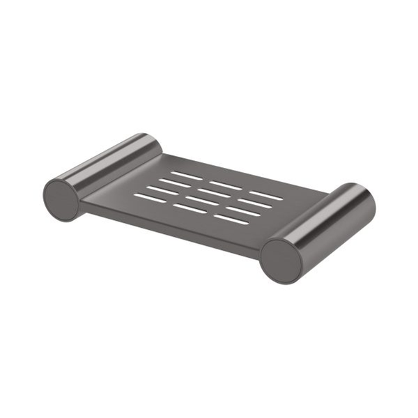 Phoenix Vivid Slimline Soap Dish - Brushed Carbon