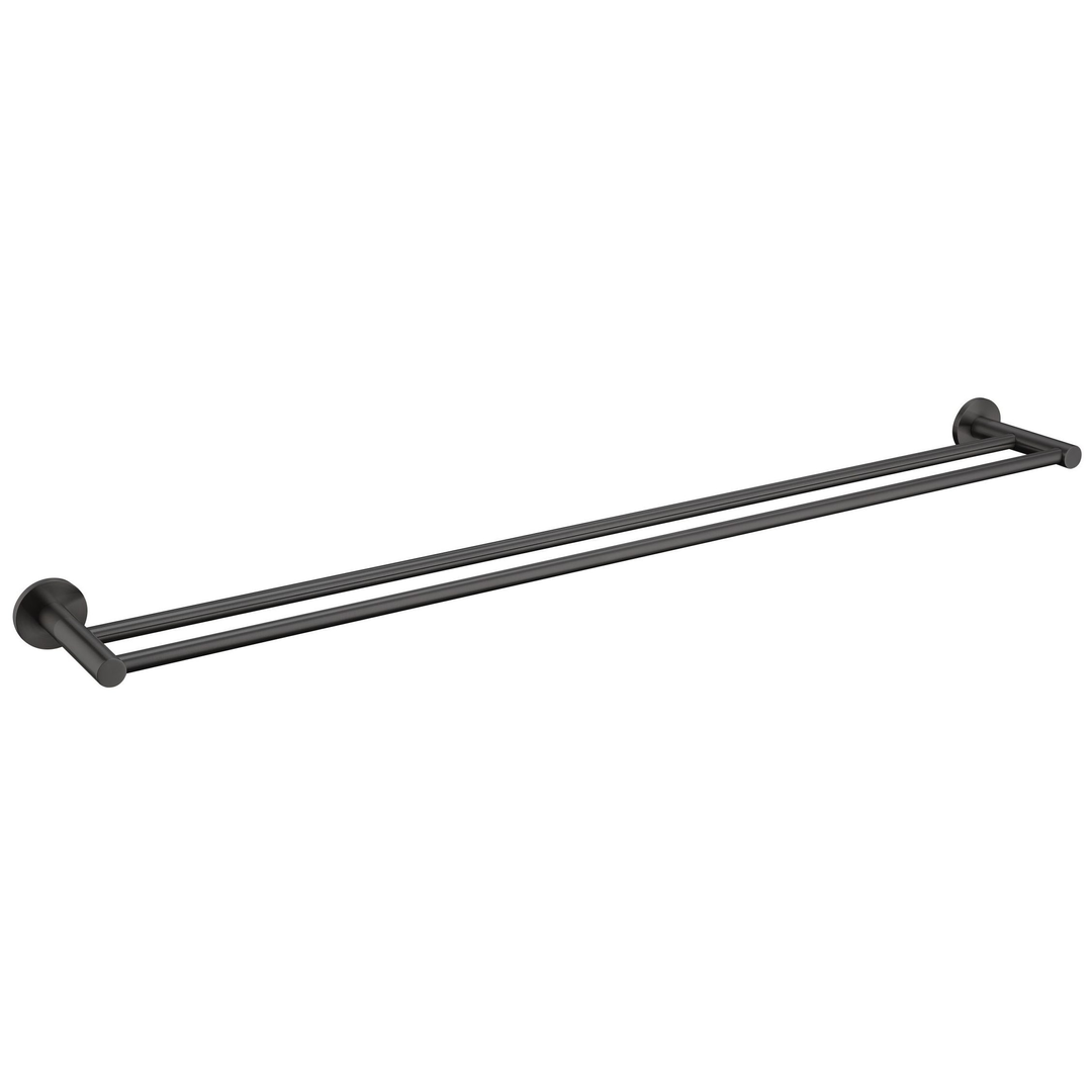 Bella Vista Mica Double Towel Bar 800Mm Gun Metal