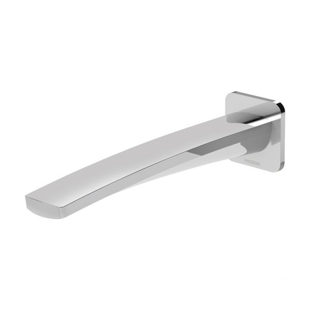 Phoenix Mekko Wall Basin/Bath Outlet 200mm - Chrome