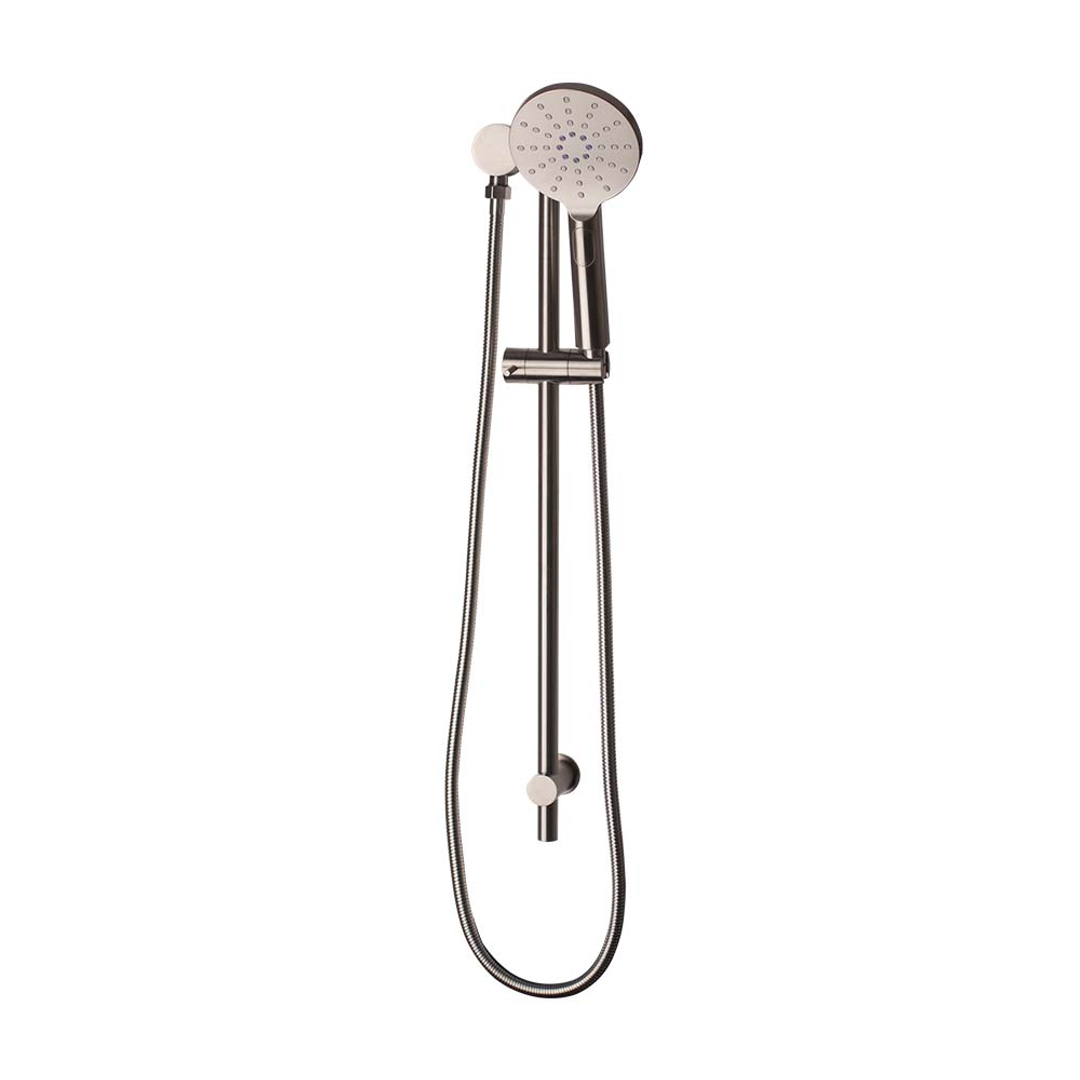 Brasshards Mixx Matcha Rail Shower Brushed Nickel