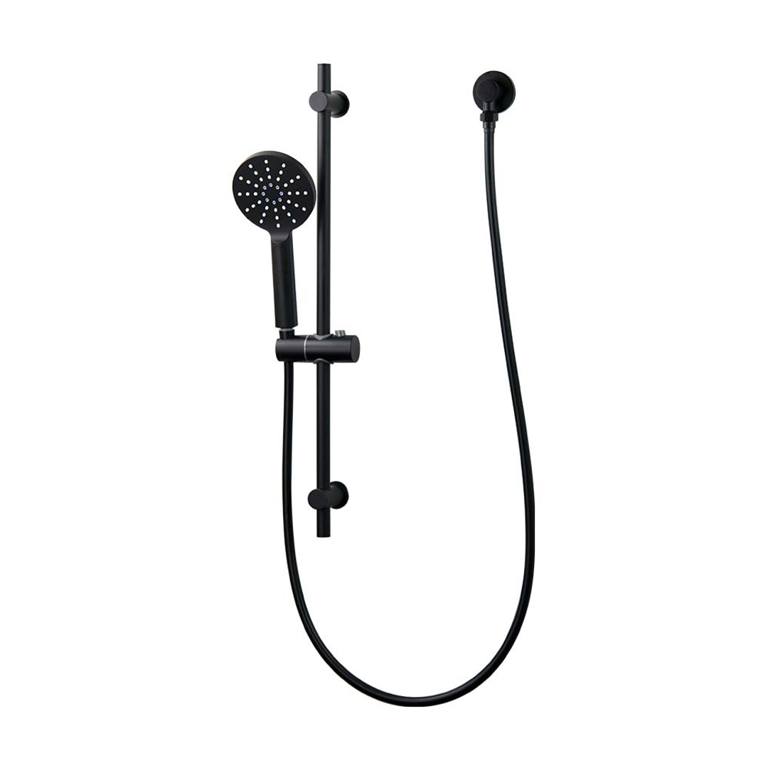 Brasshards Mixx Matcha Rail Shower Matt Black