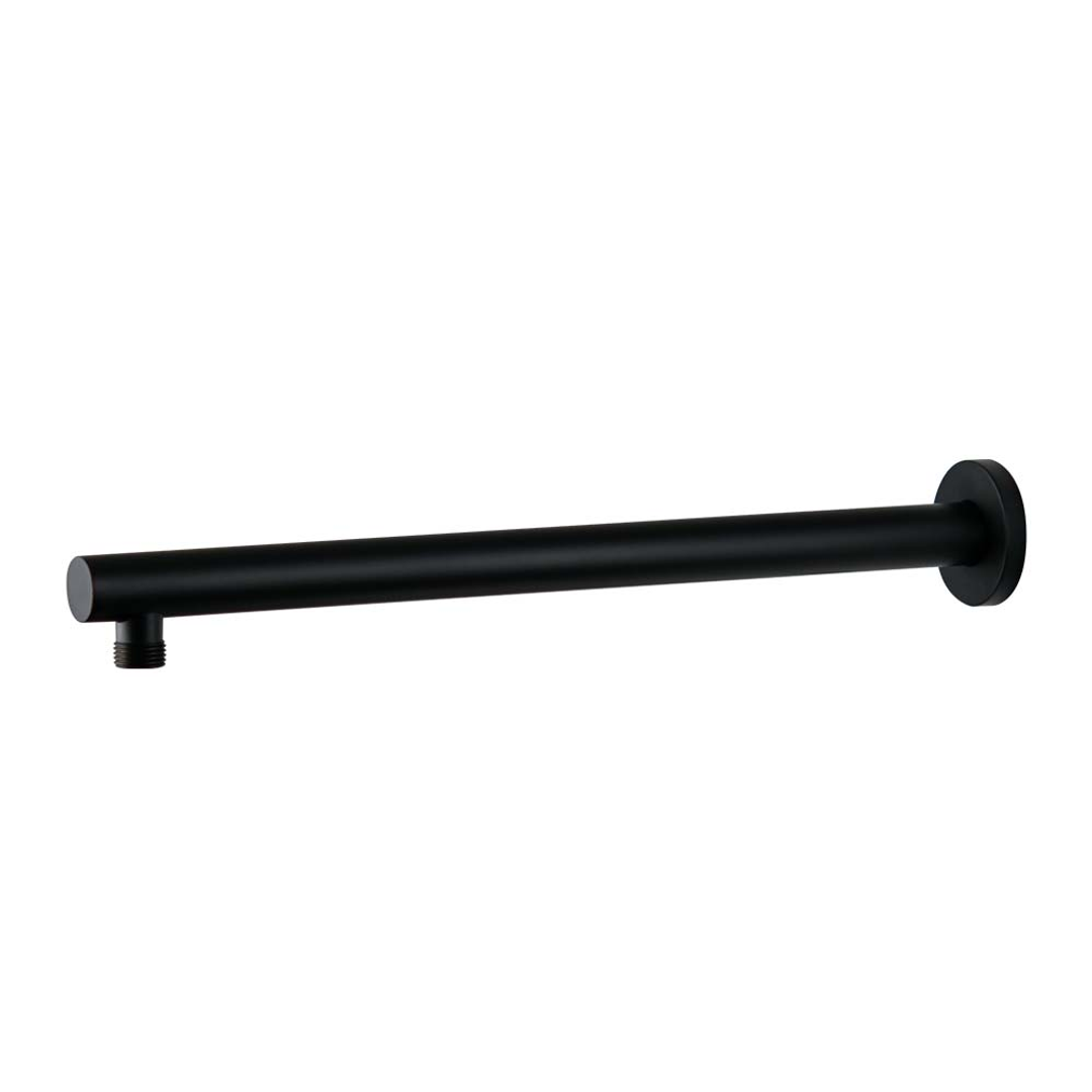 Brasshards Mixx Matcha Straight Shower Arm 380Mm Matt Black