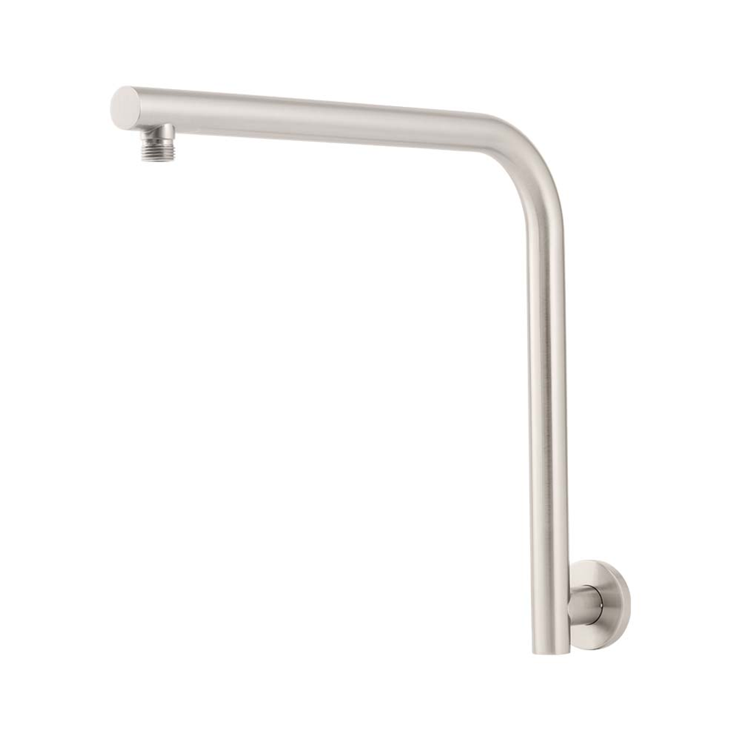 Brasshards Mixx Matcha High Rise Shower Arm Brushed Nickel