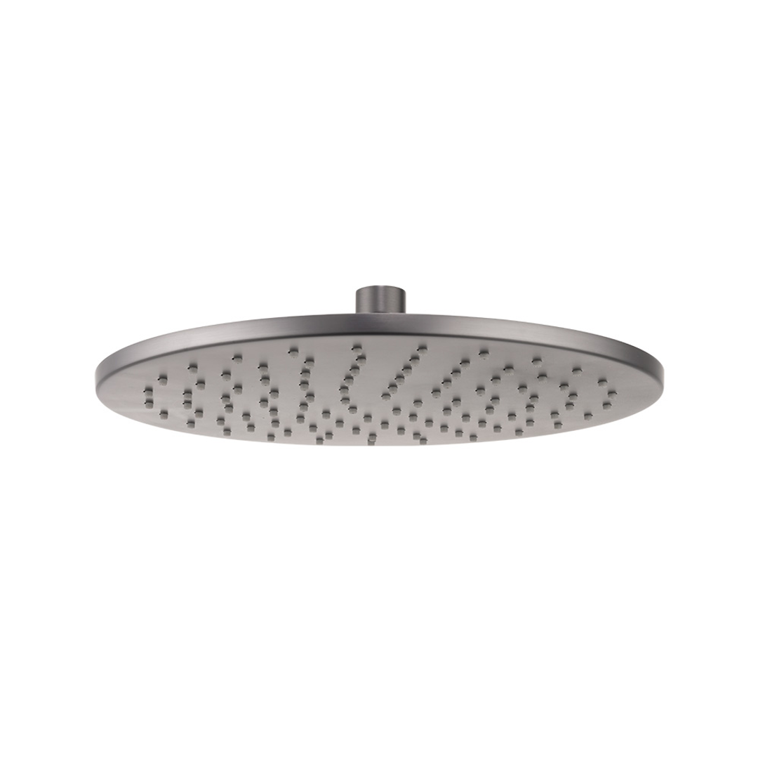 Brasshards Mixx Matcha Brass Shower Head 250Mm Gun Metal