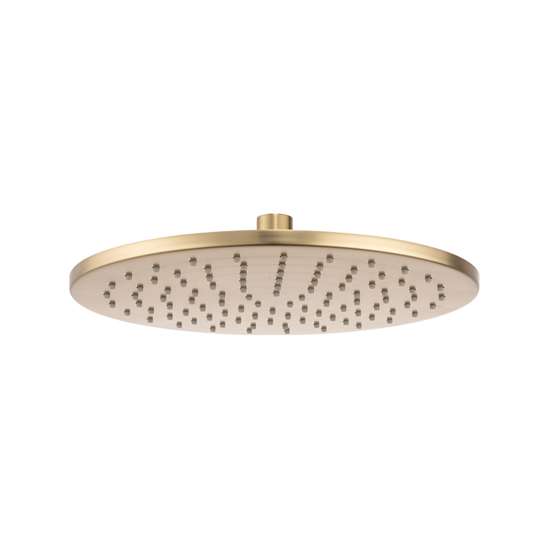 Brasshards Mixx Matcha Brass Shower Head 300Mm Brushed Gold