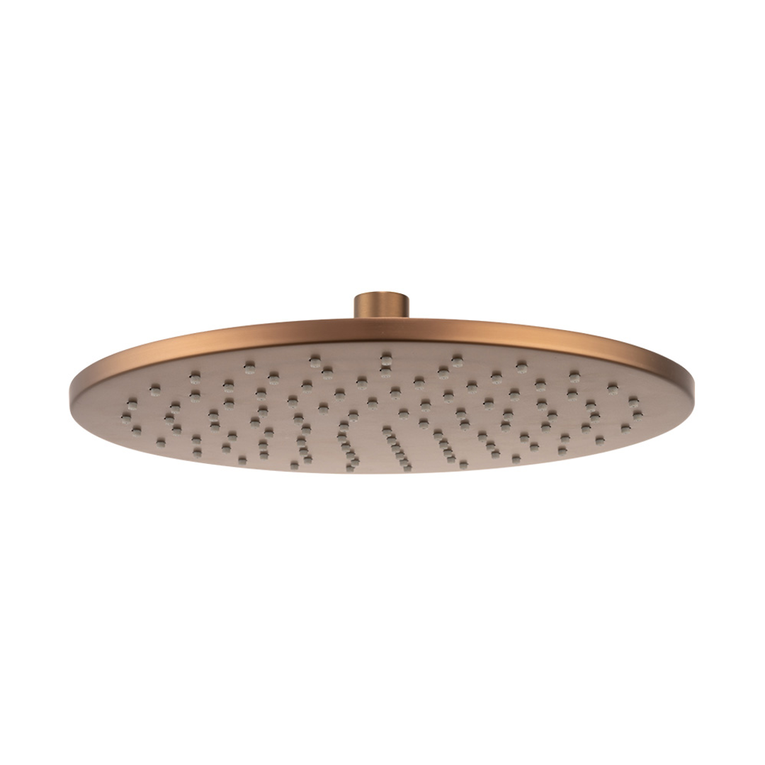 Brasshards Mixx Matcha Brass Shower Head 300Mm Brushed Bronze