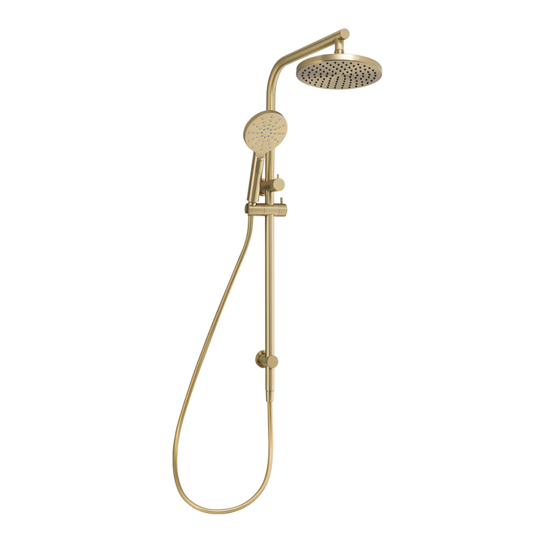 Brasshards Mixx Matcha Twin Shower Brushed Gold