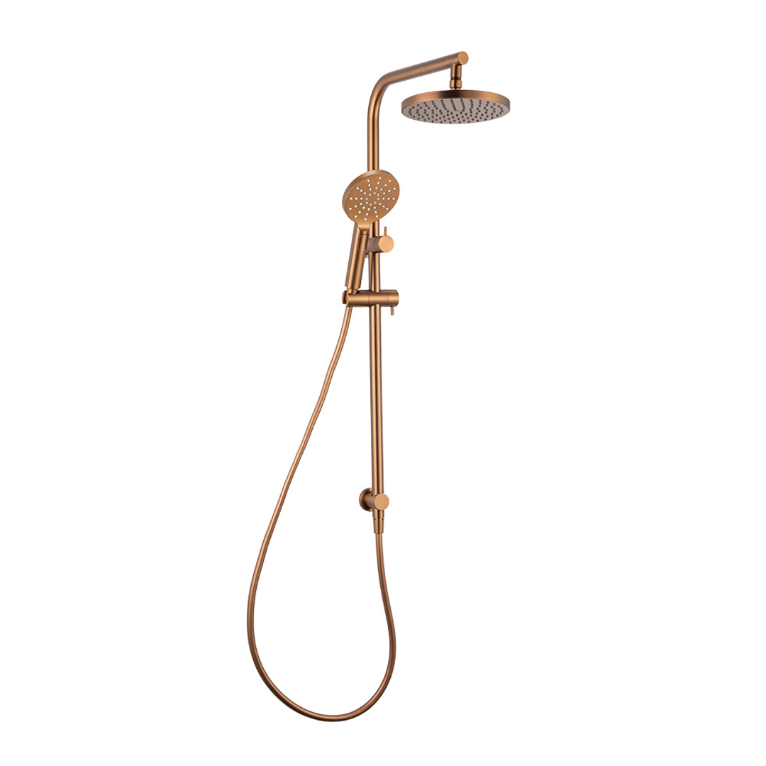 Brasshards Mixx Matcha Twin Shower Brushed Bronze