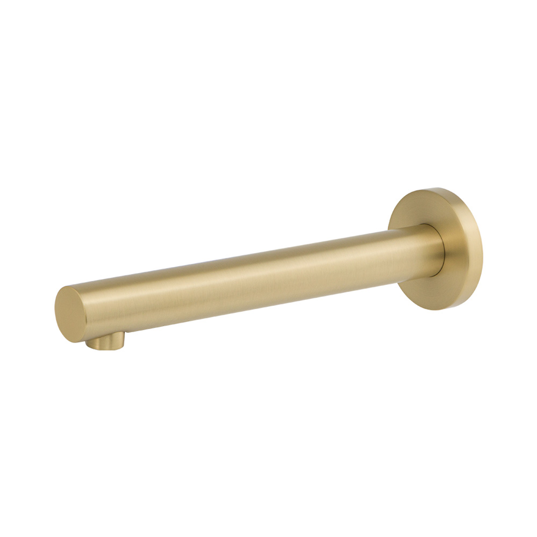 Brasshards Mixx Matcha Bath Spout 200Mm Brushed Gold Lead Free
