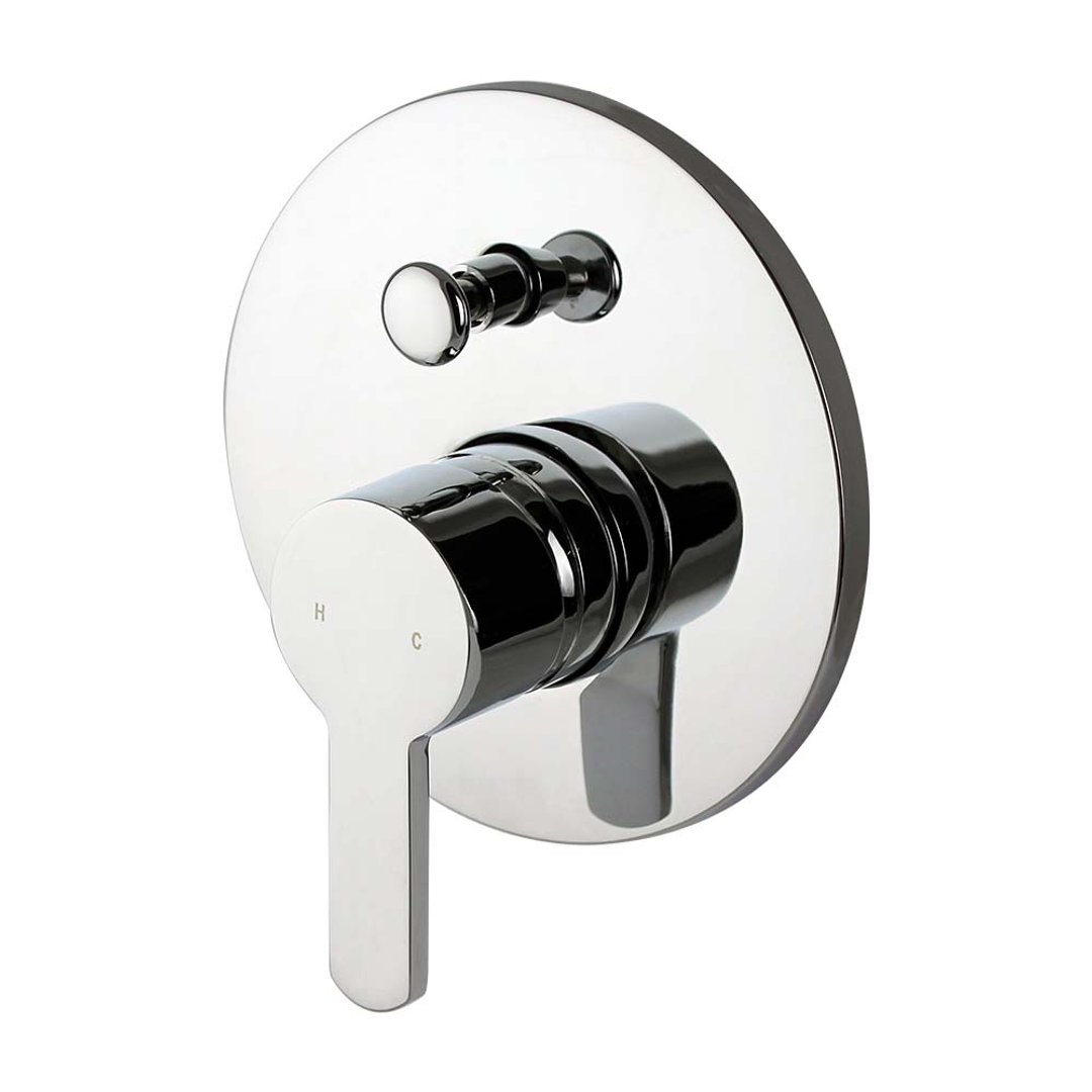 Brasshards Mixx Magnolia Shower Diverter Mixer Chrome