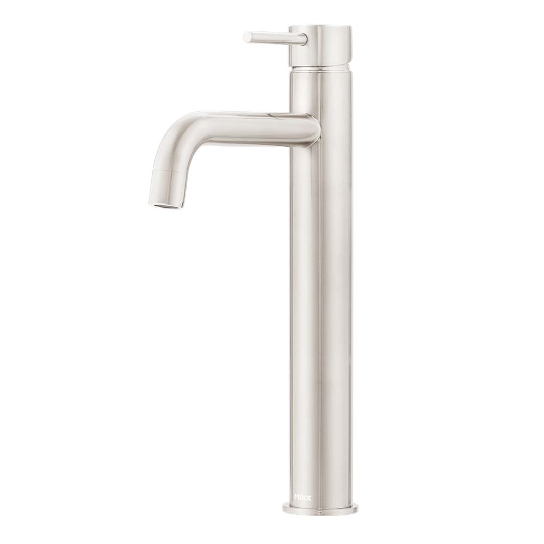 Brasshards Mixx Anise Tower Vessel Mixer Brushed Nickel Lead Free