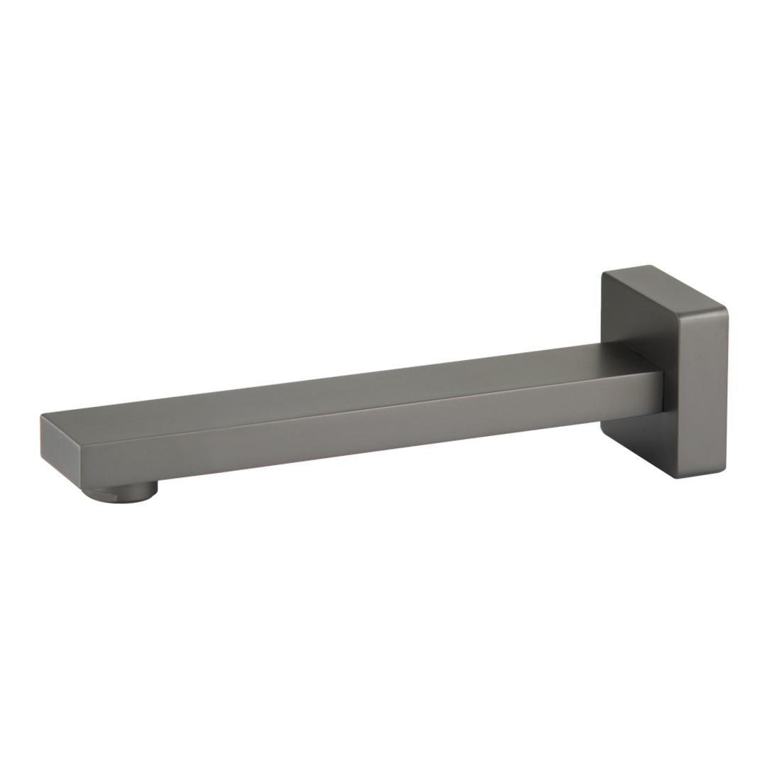 Brasshards Mixx Sage Bath Spout 200Mm Gun Metal Lead Free