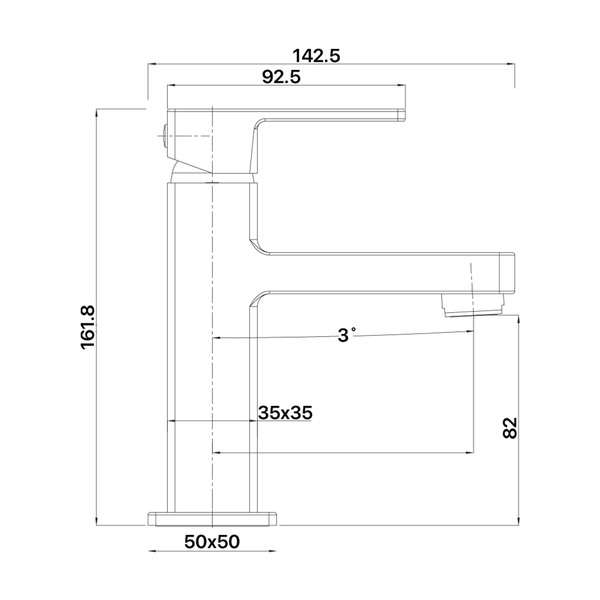 Brasshards Mixx Sage Basin Mixer Matt Black Lead Free