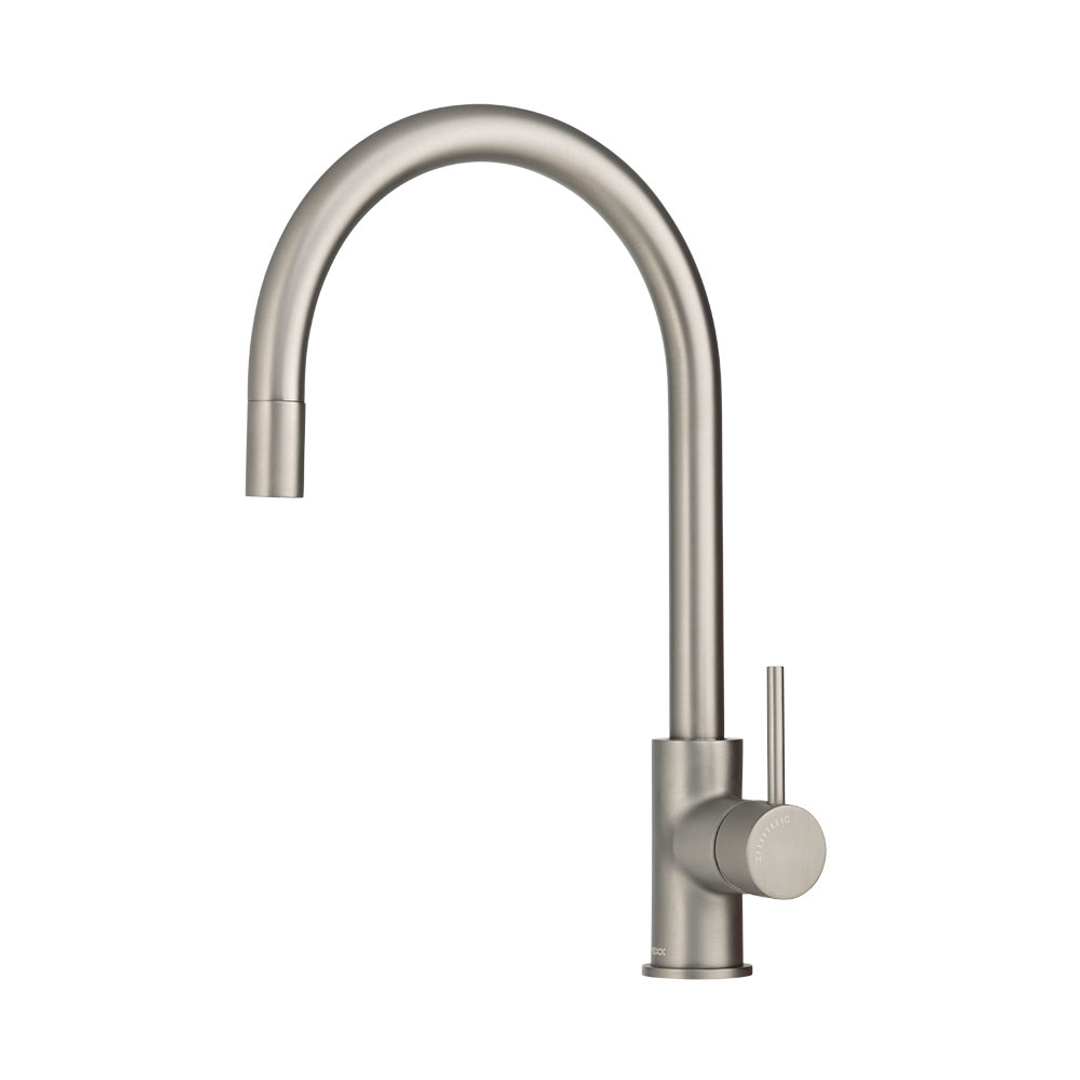 Brasshards Mixx Anise Eco Pull Out Sink Mixer Gun Metal Lead Free