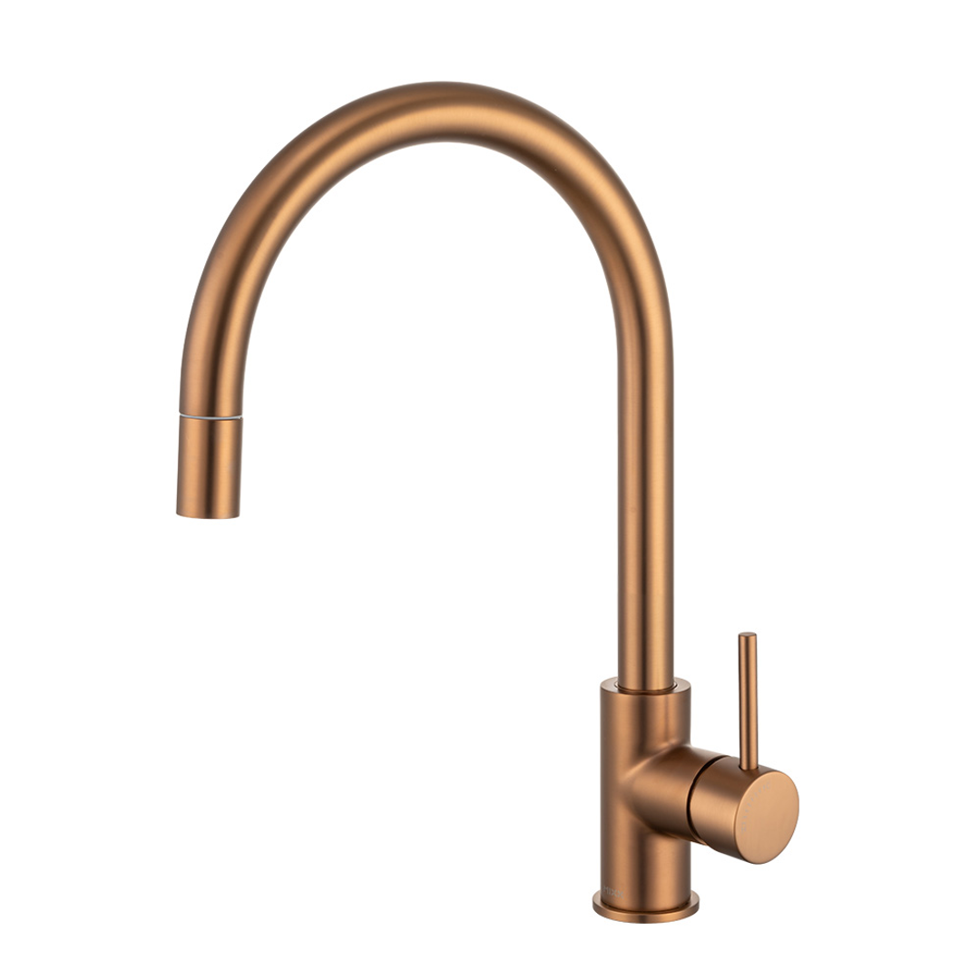 Brasshards Mixx Anise Eco Pull Out Sink Mixer Brushed Bronze Lead Free