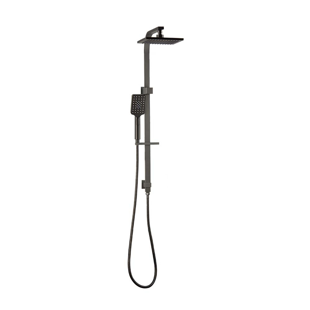 Brasshards Mixx Chai Twin Shower Gun Metal