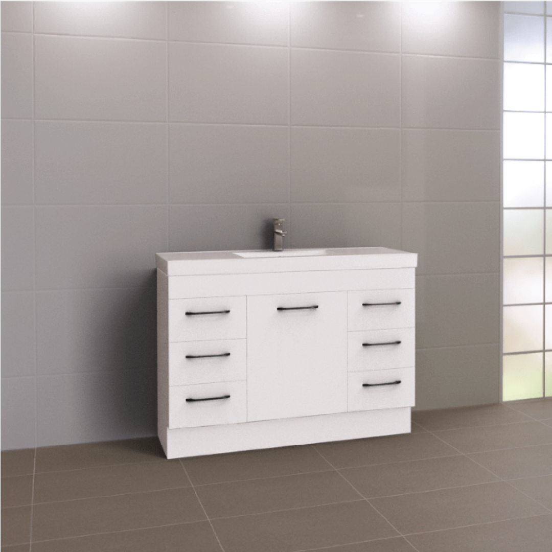 BARGO VANITY 1200MM GRAND ACRYLIC TOP FLOORSTANDING(TIMBERLN P#:B12GF)