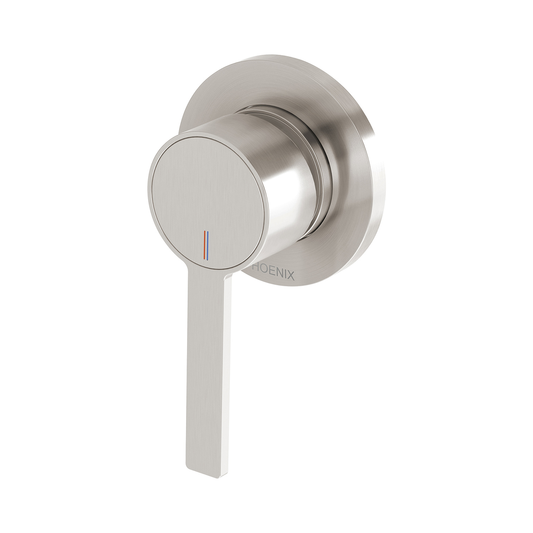Phoenix Lexi Mkii Switchmix Shower / Wall Mixer Fit-Off Kit Brushed Nickel