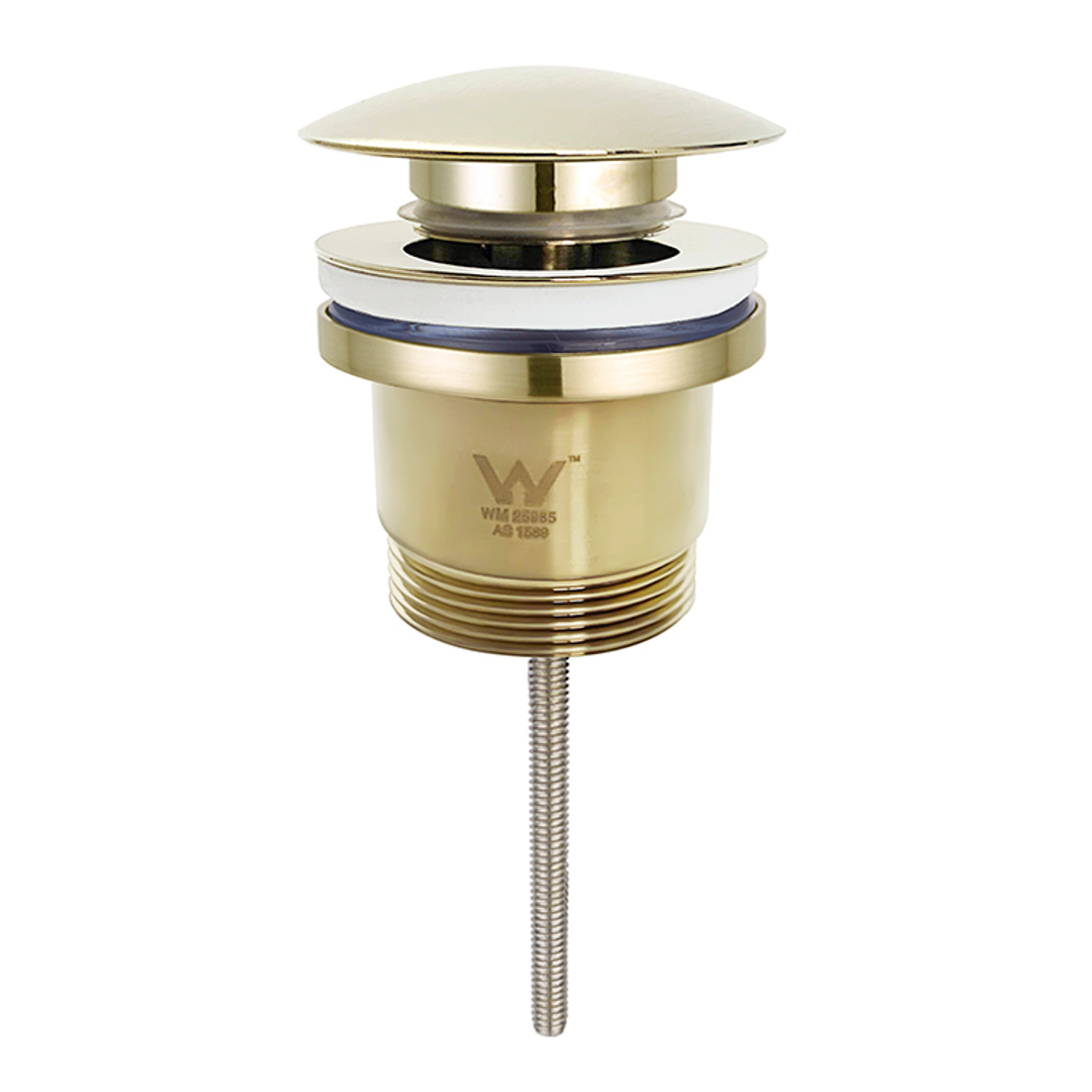 Otti Universal Mushroom Pop Up Waste Brushed Gold 32Mm