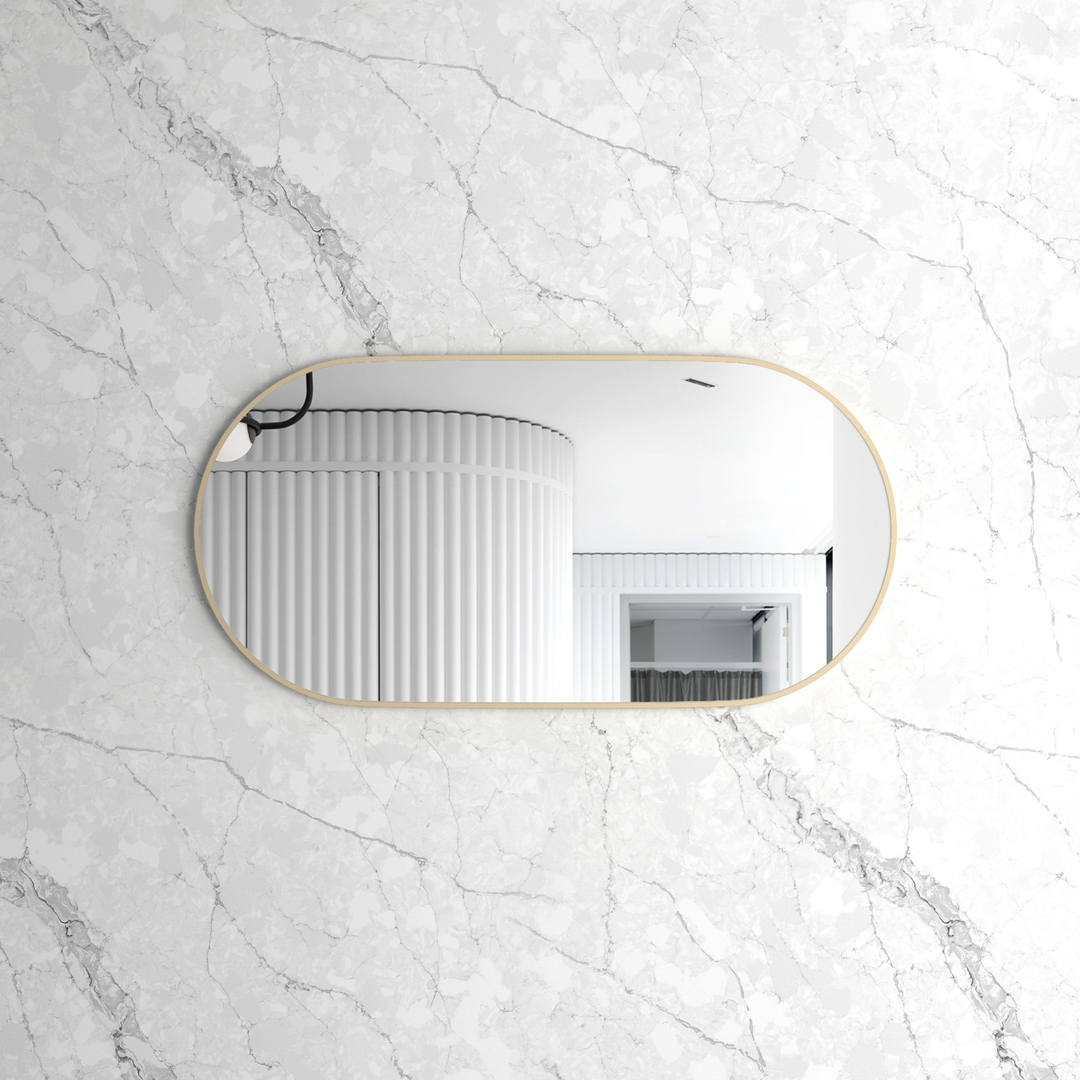 Otti Noosa 1200X600 Gold Metal Frame Mirror