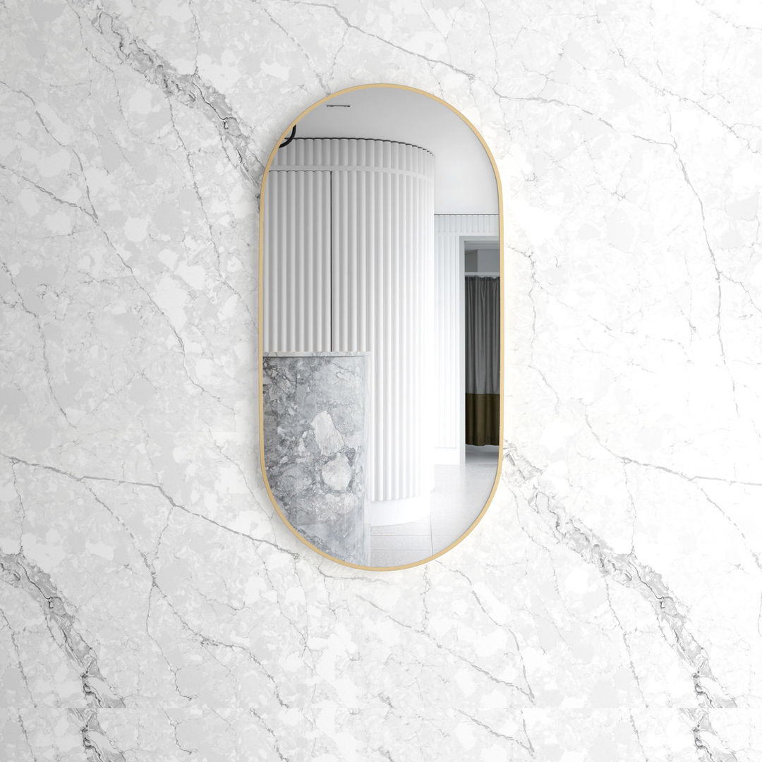 Otti Noosa 1200X600 Gold Metal Frame Mirror