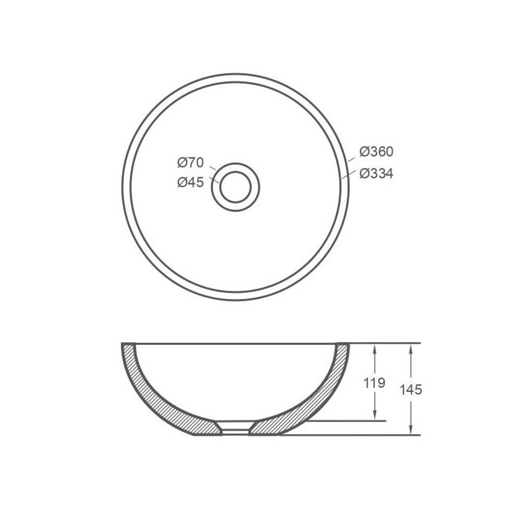 T&H Novi 76 X 46 Butler Sink Matte Black Dbl Sided Flat & Ribbed Front