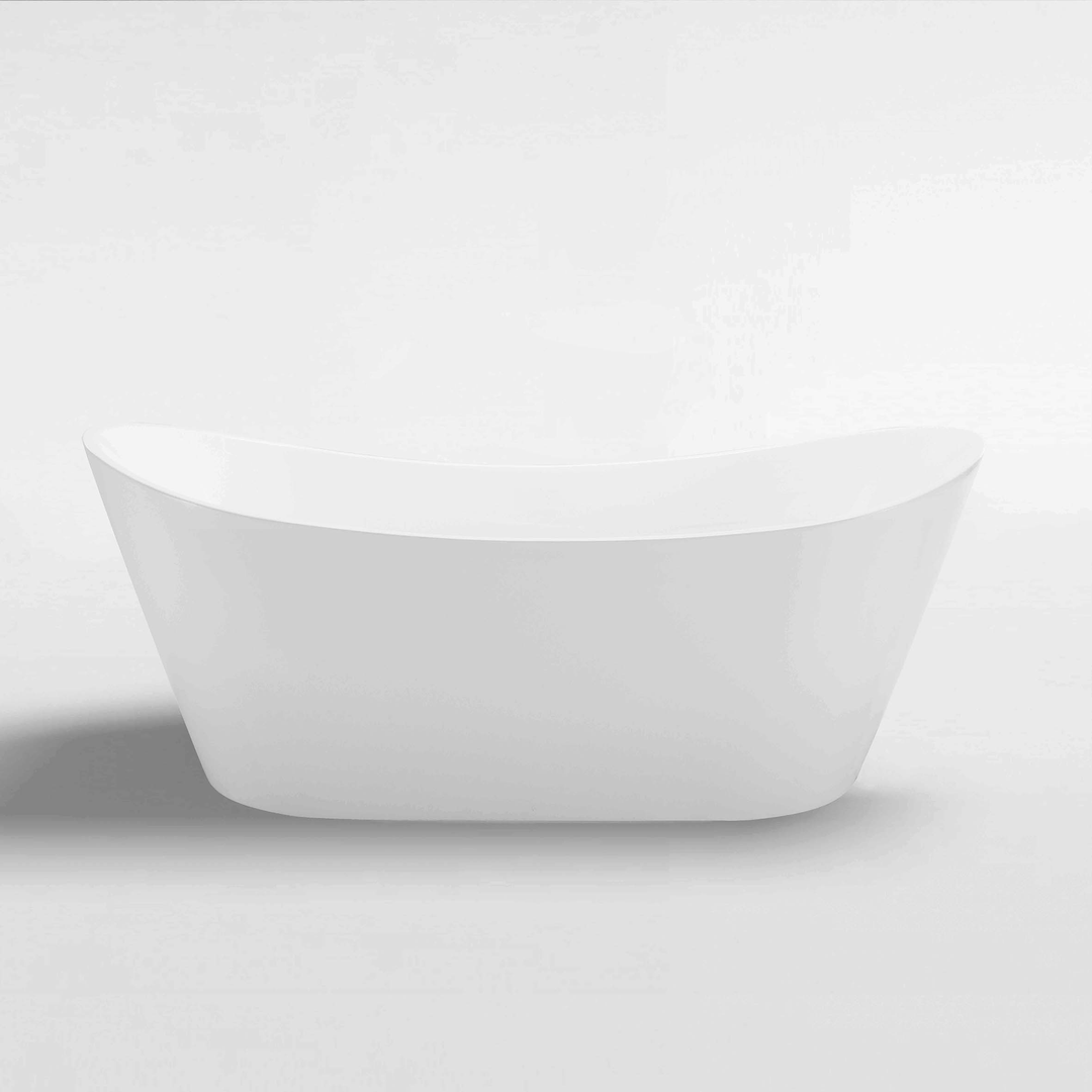 Otti Viva High Back Bathtub Acrylic With Fiber Glass Drainer No Overflow 1500mm