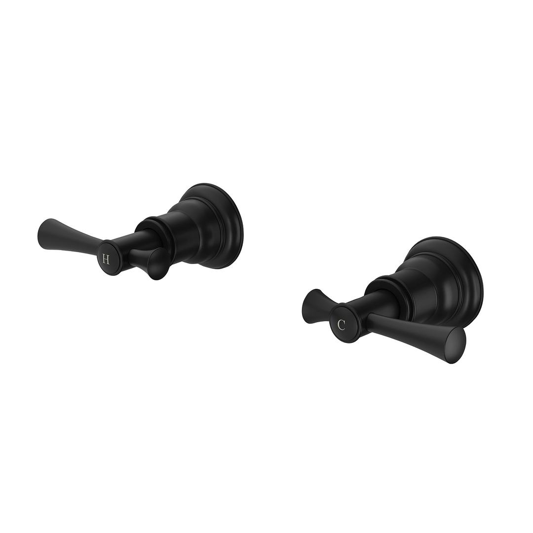 Phoenix Cromford Wall Top Assemblies Matt Black