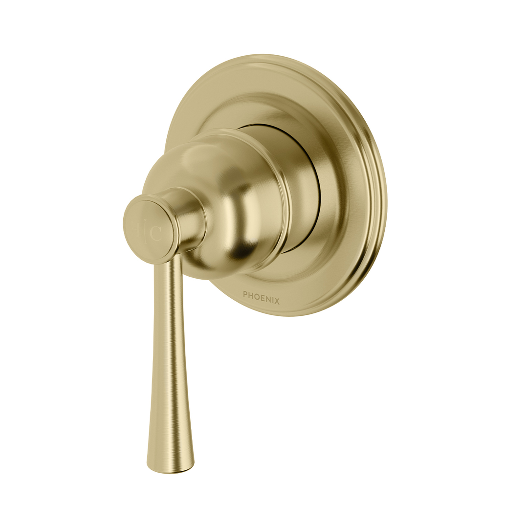 Phoenix Cromford Shower / Wall Mixer Brushed Gold