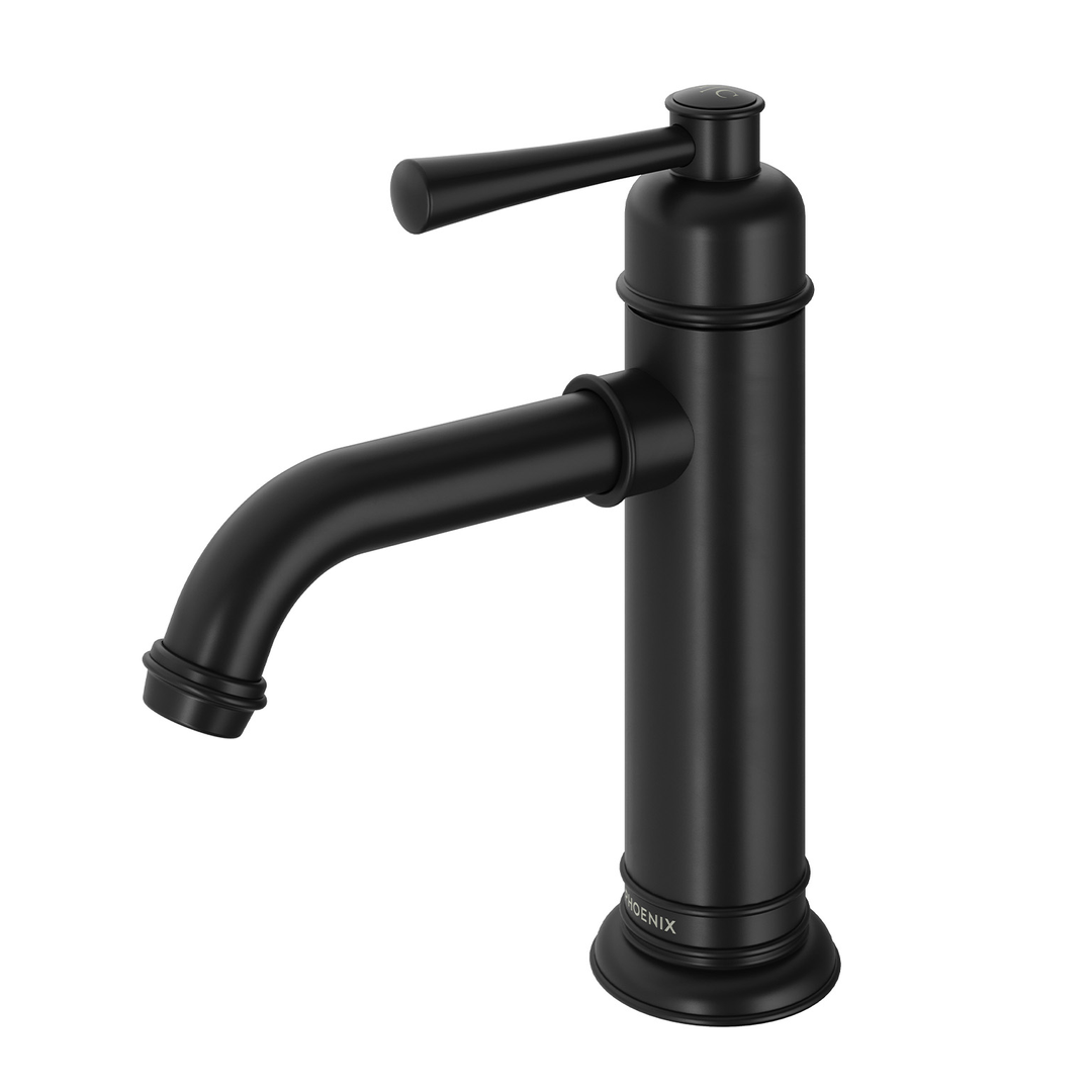 Phoenix Cromford Basin Mixer Matt Black