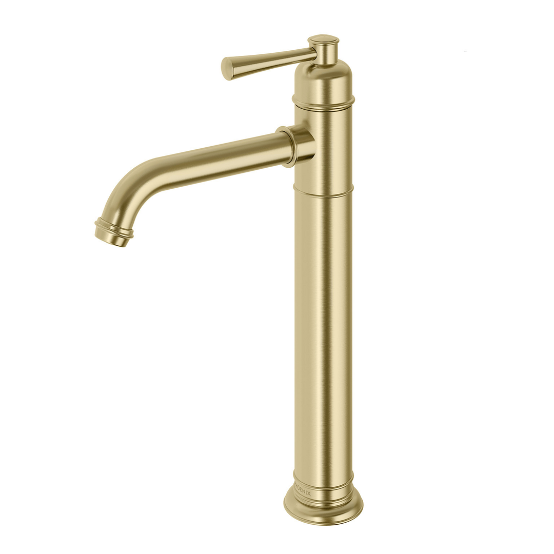 Phoenix Cromford Vessel Mixer Brushed Gold