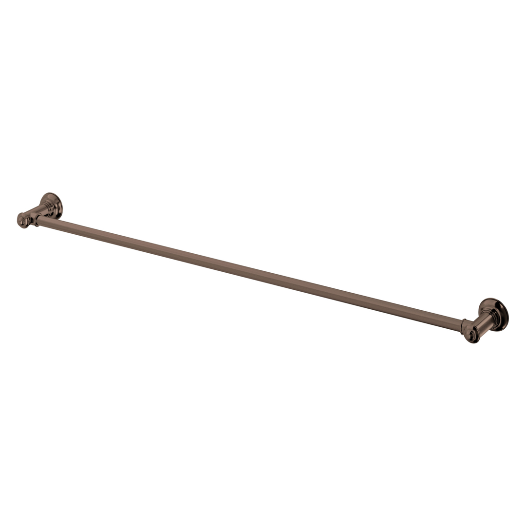 Phoenix Cromford Single Towel Rail 800Mm Brushed Bronze