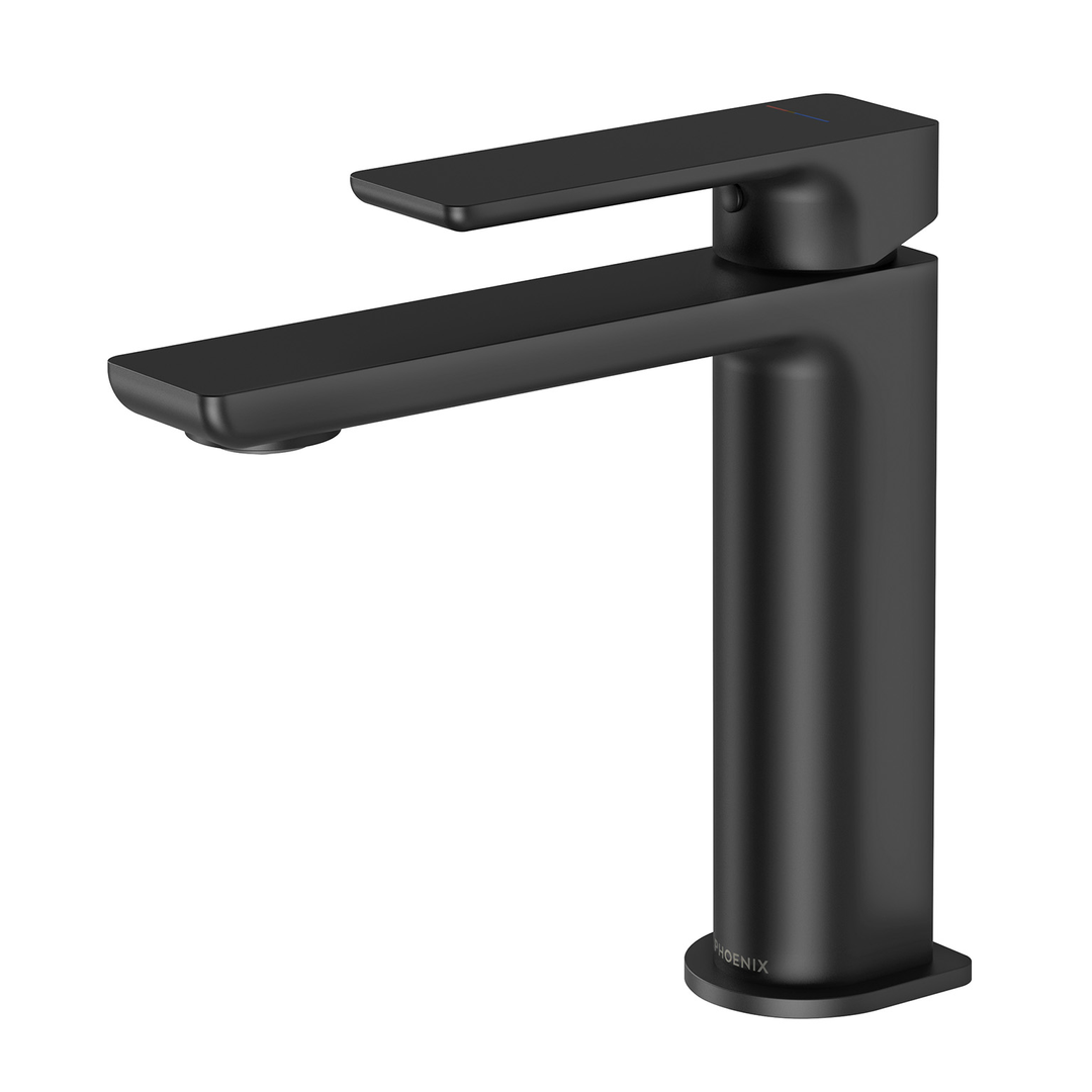 Phoenix Gloss Mkii Basin Mixer Matt Black