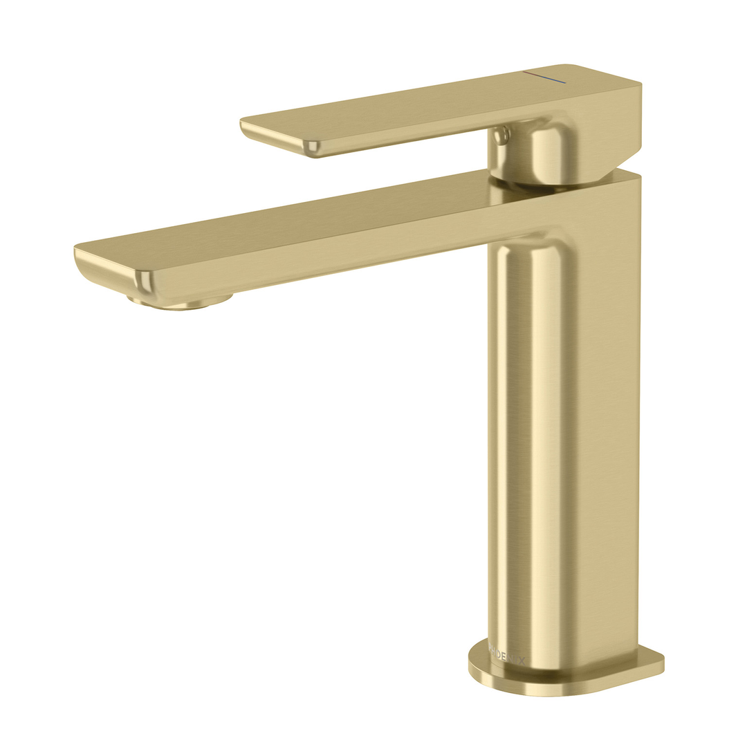 Phoenix Gloss Mkii Basin Mixer Brushed Gold