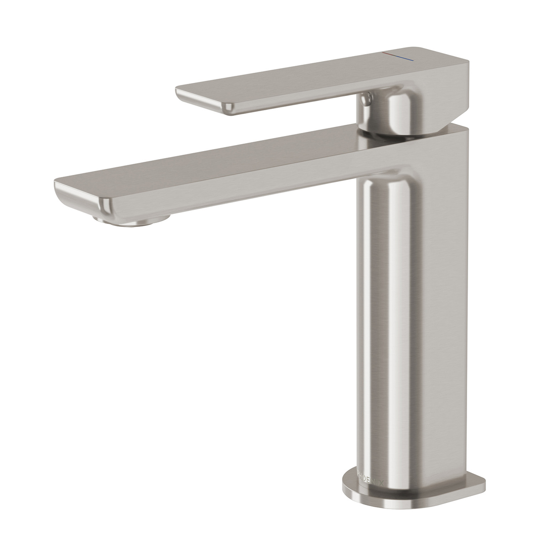 Phoenix Gloss Mkii Basin Mixer Brushed Nickel